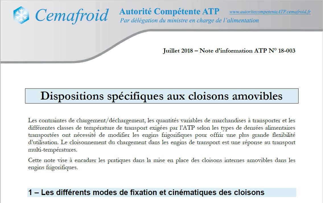 Note d'infos ATP Cloisons amovibles 