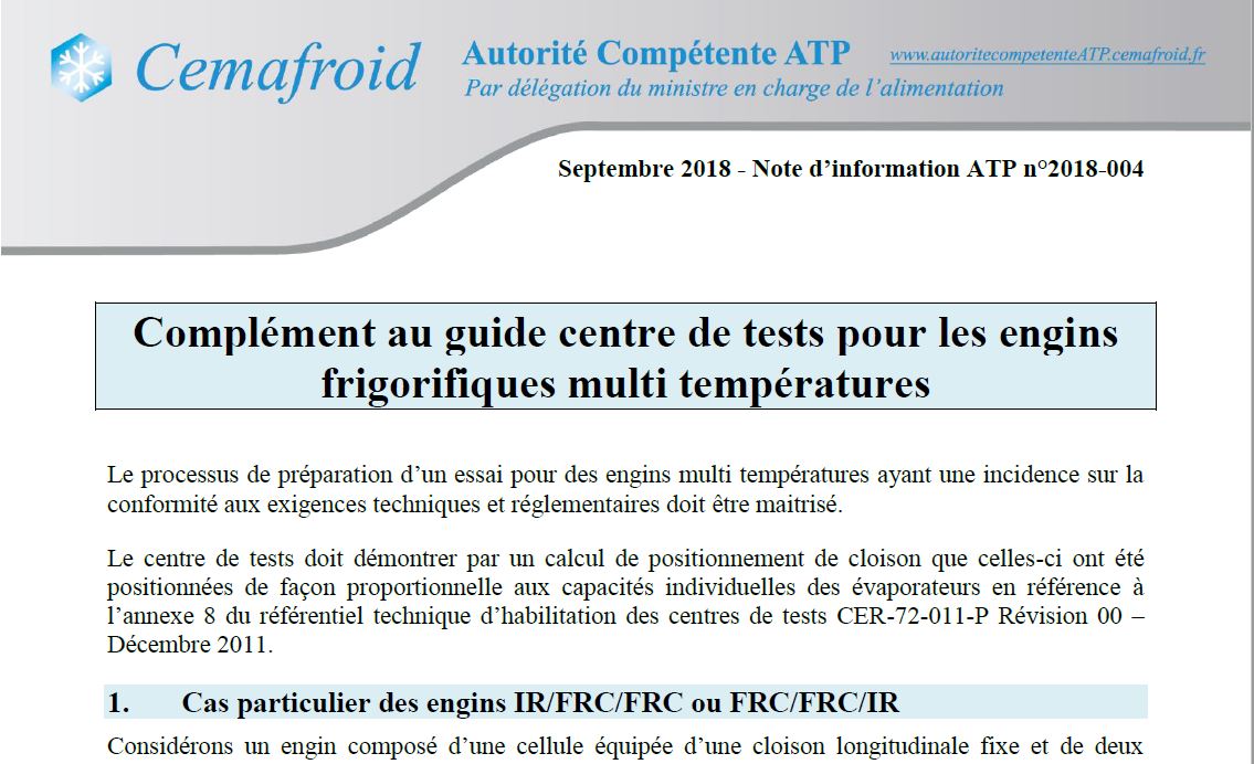 Dimensionnement cloisons multi temperature